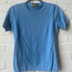 Vintage Nordstrom Short Sleeve Cashmere Sweater